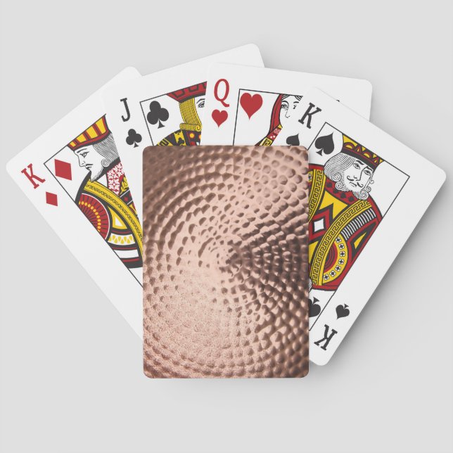 Uppspelningskort för koppar Metall Spel Kort (Baksidan)