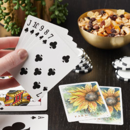 Uppspelningskort för kronärtskläder casinokort