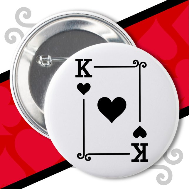 Uppspelningskort för kung-Hearts-kort för Kung Hea Knapp (Skapare uppladdad)