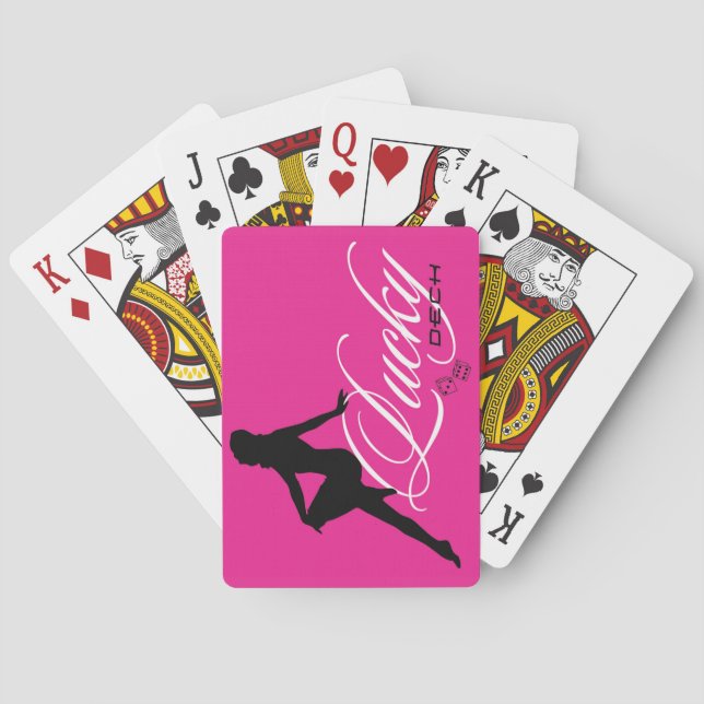 Uppspelningskort för Lucky Deck Kortlek (Baksidan)