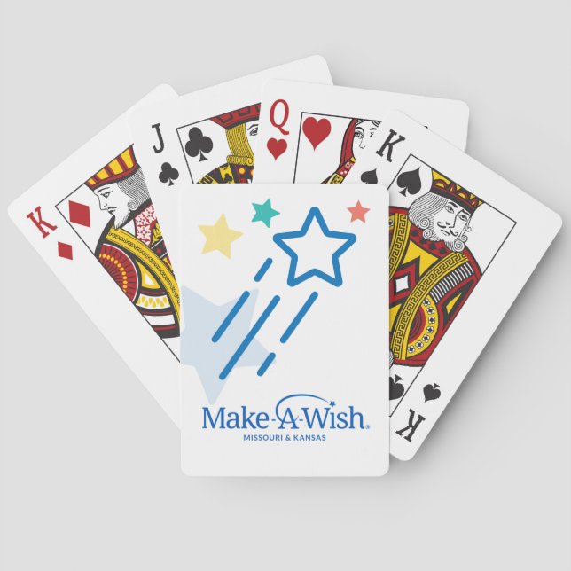 Uppspelningskort för make-a-Wish Casinokort (Baksidan)