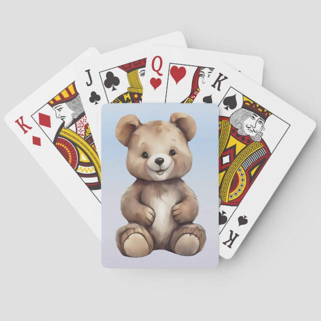 Uppspelningskort för Nalle Casinokort (Baksidan)