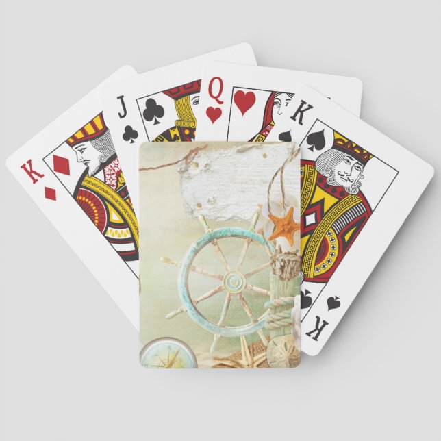 Uppspelningskort för Nautisk serie 2 Casinokort (Baksidan)