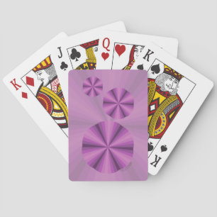 Uppspelningskort för optisk Illusion Lila Classic Casinokort