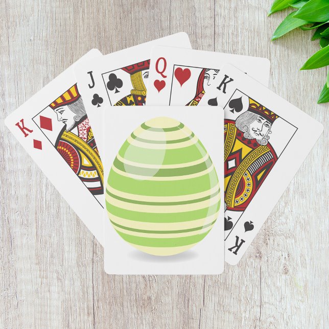 Uppspelningskort för Påskägg av grönt Casinokort (Skapare uppladdad)