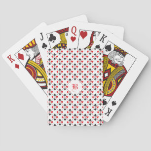 Uppspelningskort för personlig Monogram Poker Kost Casinokort