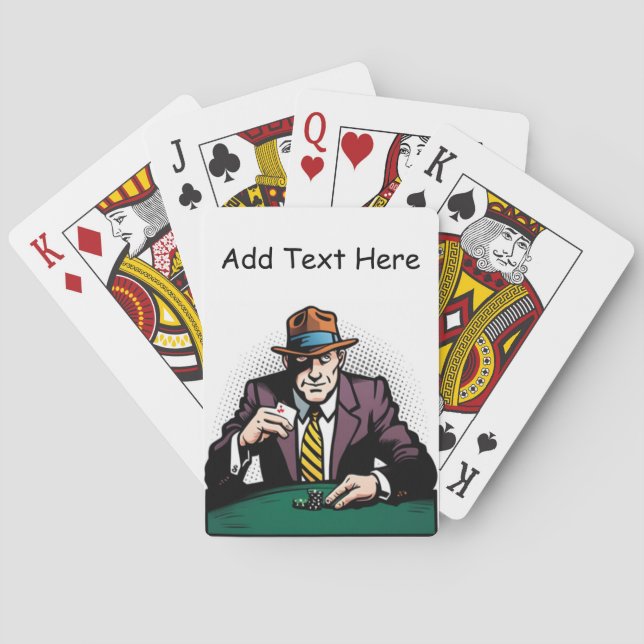 Uppspelningskort för personlig Poker Casinokort (Baksidan)