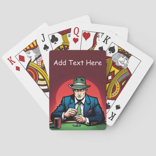 Uppspelningskort för personlig Poker Casinokort (Baksidan)