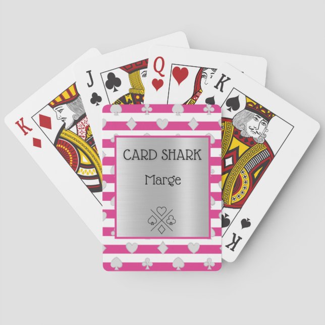 Uppspelningskort för Personligen "Card Shark" Casinokort (Baksidan)