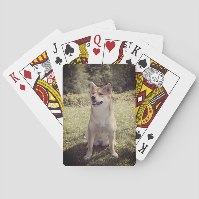 Uppspelningskort för Photo Personlig Anpassningsba Casinokort (Baksidan)