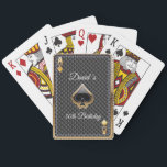Uppspelningskort för Poker-kort Kassino-födelsedag Casinokort<br><div class="desc">Uppspelningskort för Poker-kort Kassino-födelsedagsspelare</div>