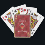 Uppspelningskort för Poker-kort Kassino-födelsedag Casinokort<br><div class="desc">Uppspelningskort för Poker-kort Kassino-födelsedagsspelare</div>