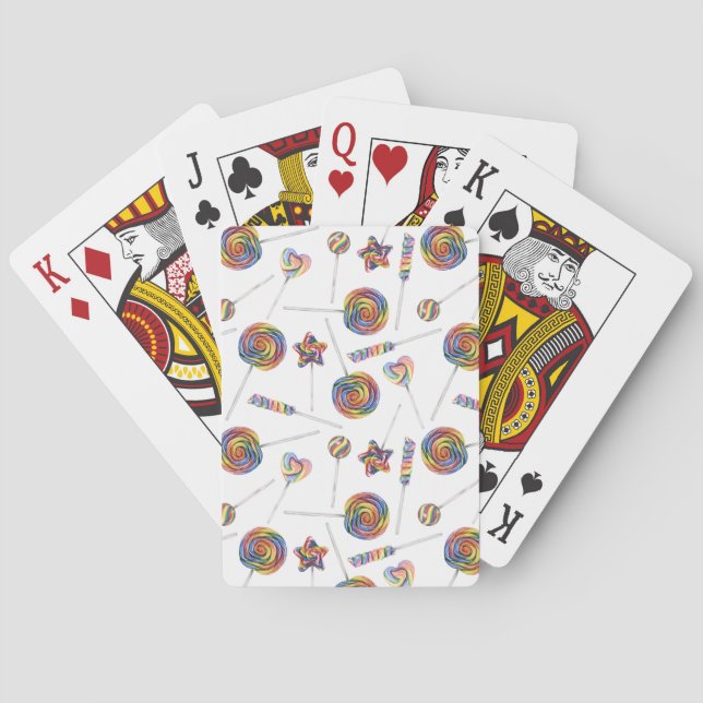 Uppspelningskort för regnbåge casinokort (Baksidan)