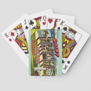 Uppspelningskort för Retro Saint Simons Casinokort