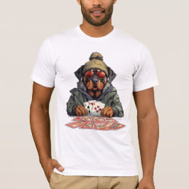 Uppspelningskort för Rottweiler Hund T Shirt