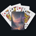Uppspelningskort för science fiction Futuristiska  Casinokort<br><div class="desc">Fantasy Art products by The Lunarium.</div>