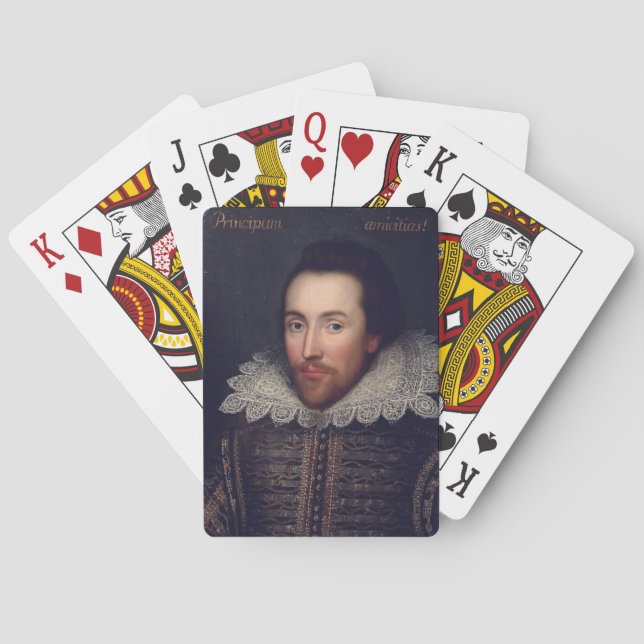 Uppspelningskort för Shakespeare Wadlow Porträtt Casinokort (Baksidan)
