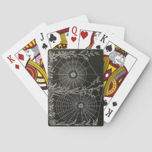 Uppspelningskort för spindelnät. Poker Black Jack Casinokort