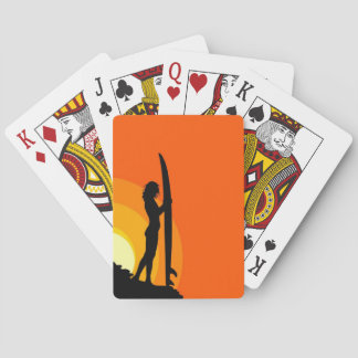 Uppspelningskort för Surfer Girl Casinokort