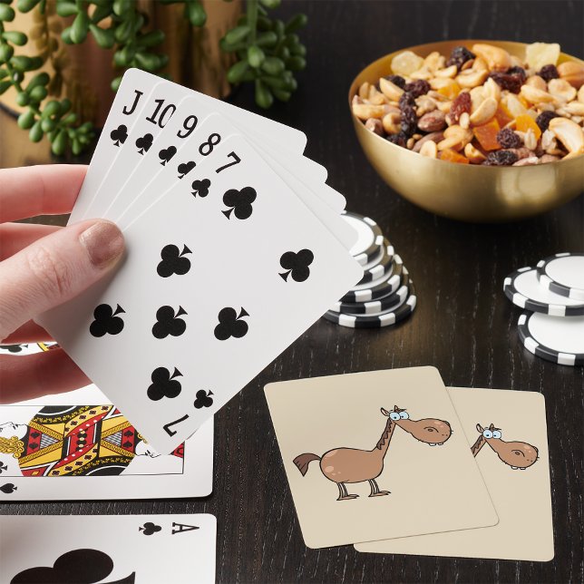 Uppspelningskort för tecknad Horse Casinokort (Skapare uppladdad)