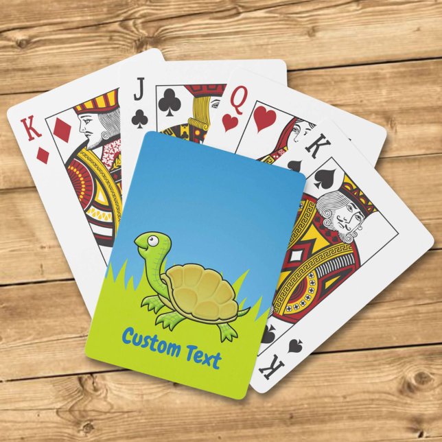 Uppspelningskort för tecknad Turtle Casinokort (Skapare uppladdad)
