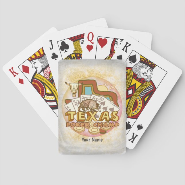 Uppspelningskort för Texas Poker Casinokort (Baksidan)