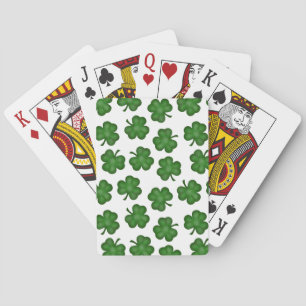 Uppspelningskort för texturerat Klöver Casinokort