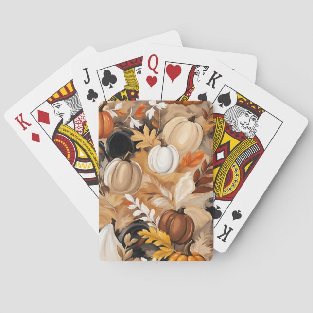 Uppspelningskort för thanksgiving casinokort (Baksidan)