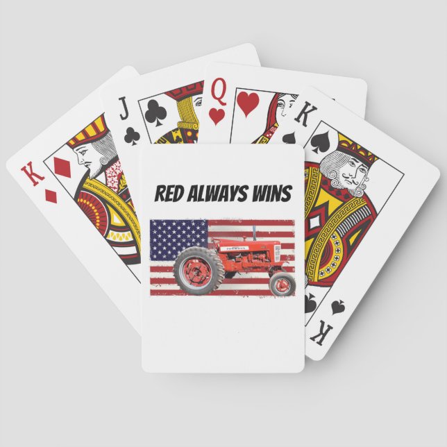 Uppspelningskort för traktor casinokort (Baksidan)