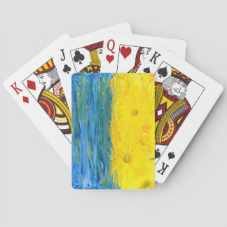 Uppspelningskort för ukrainska Flagga Casinokort