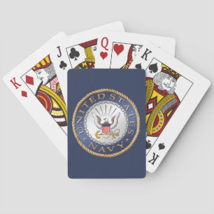 Uppspelningskort för USA-flottan Bicycle® Poker Casinokort