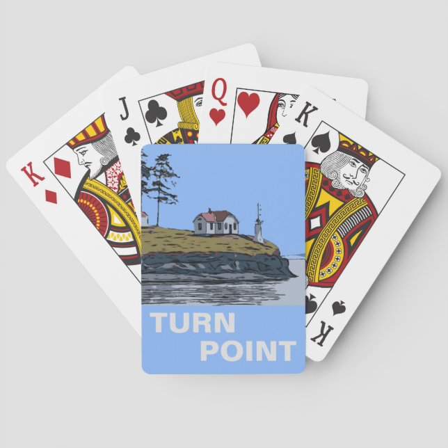 Uppspelningskort för vändpunktskorgen casinokort (Baksidan)