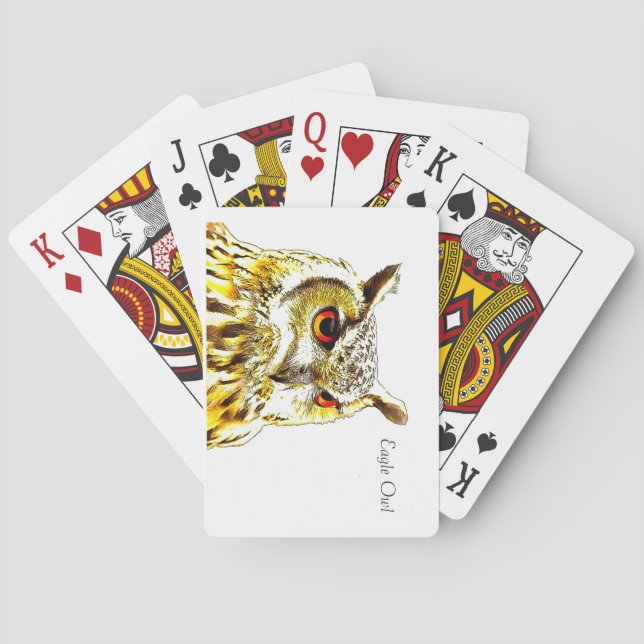 Uppspelningskort för vilda djur casinokort (Baksidan)