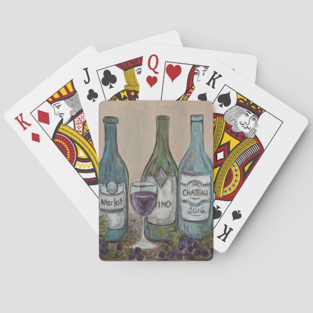 Uppspelningskort för Vino Casinokort (Baksidan)