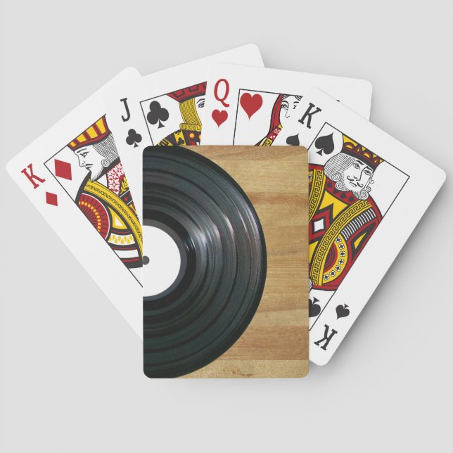 Uppspelningskort för vinylpost casinokort (Baksidan)