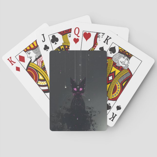 Uppspelningskort för Void Kattunge Casinokort (Baksidan)