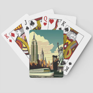 Uppspelningskort för vykort i New York Casinokort