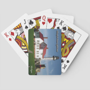 Uppspelningskort för Whitefish Point Lighthouse Casinokort