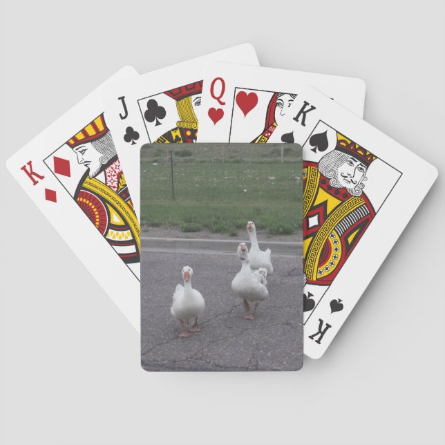 Uppspelningskort i anka spel kort (Baksidan)