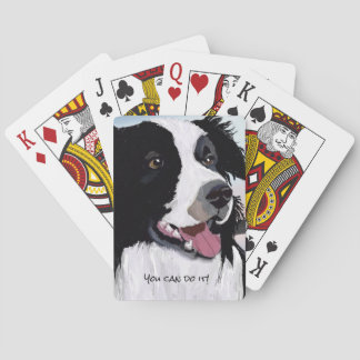 Uppspelningskort i Black and White Gräns Collie Casinokort