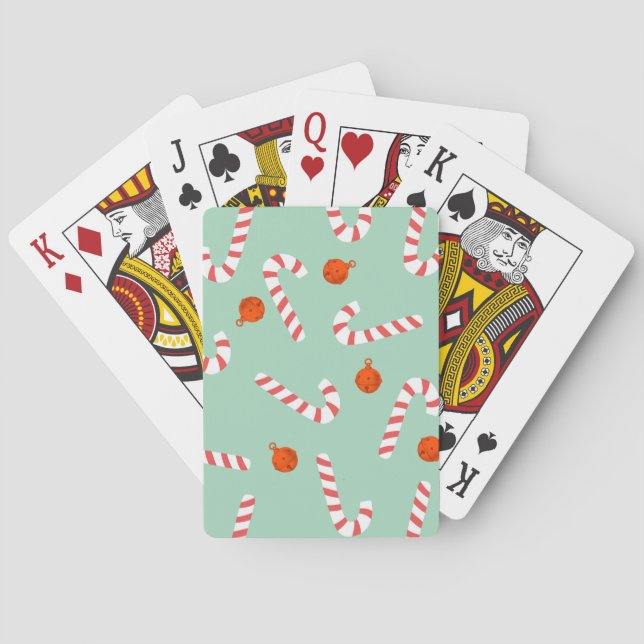 Uppspelningskort i Candy cane Casinokort (Baksidan)