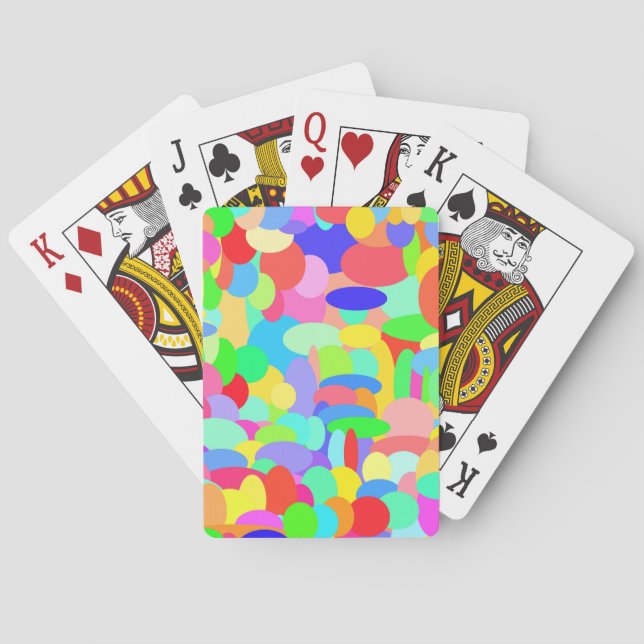 Uppspelningskort i Färg Spel Kort (Baksidan)