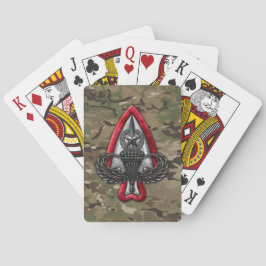 Uppspelningskort i fort Liberty Camo (ingen text) Casinokort