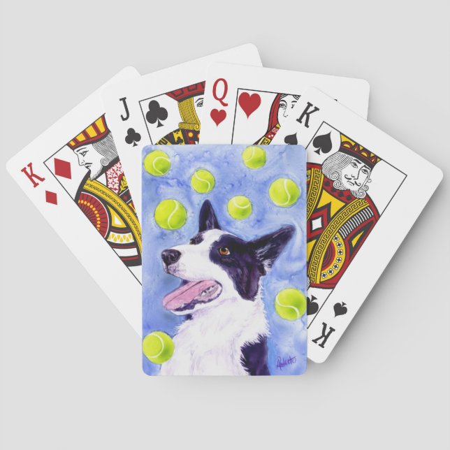 Uppspelningskort i gräns - "Magpie's Guld" Casinokort (Baksidan)