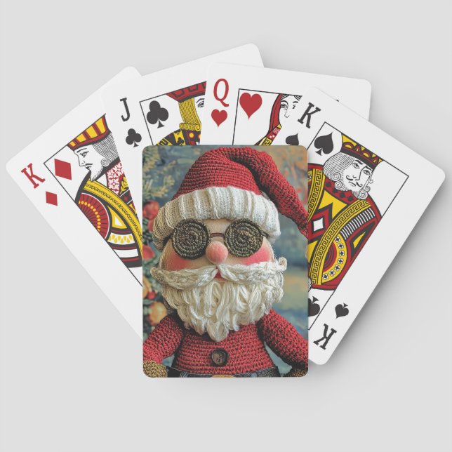 Uppspelningskort i jultomten casinokort (Baksidan)