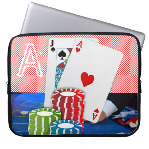 Uppspelningskort i laptop sleeve