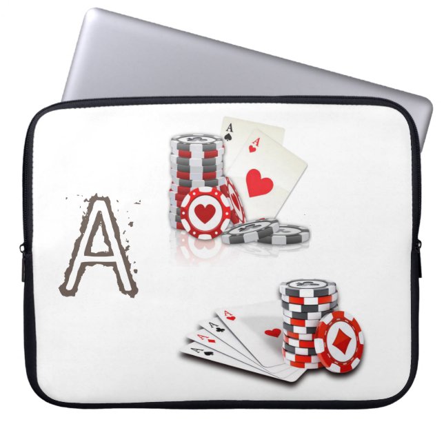 Uppspelningskort i laptop sleeve (Framsidan)