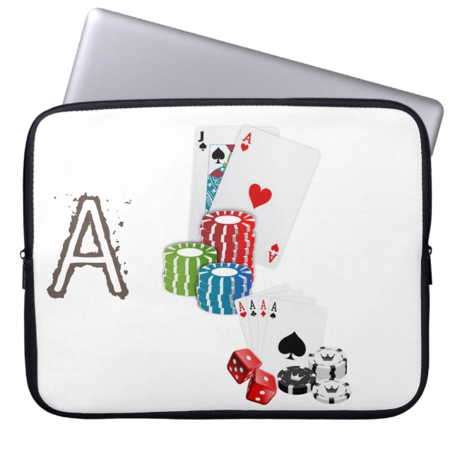 Uppspelningskort i laptop sleeve (Framsidan)