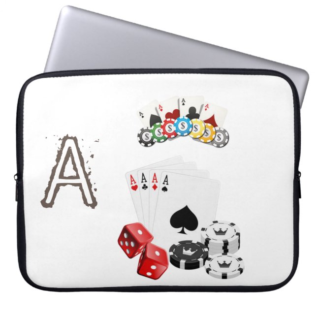 Uppspelningskort i laptop sleeve (Framsidan)
