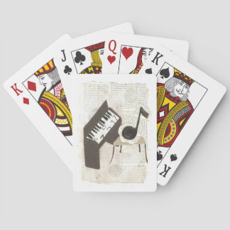 Uppspelningskort i musik noter casinokort